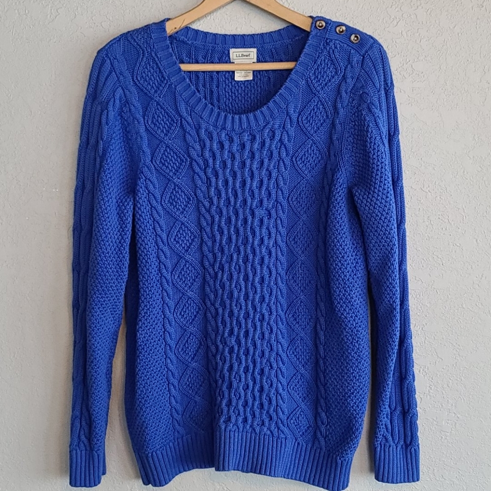L.L. Bean Classic Cotton Fisherman's Sweater